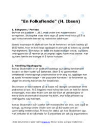 En Folkefiende | H. Ibsen