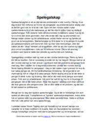 Spelegalskap