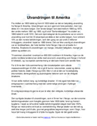 Utvandringen til Amerika