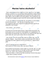 Maries halve skulkeliv!