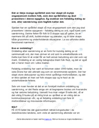 Ord deling av saman sette ord