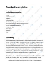 Gasskraft energikilde