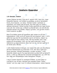 Jostein Gaarder