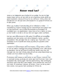Roser med lus