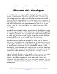 Glemmer aldri den dagen