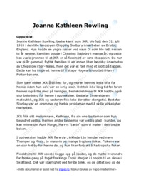 Joanne Kathleen Rowling