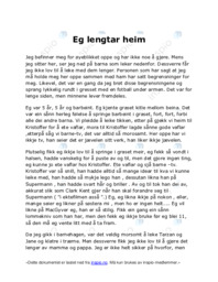 Eg lengtar heim