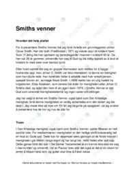 Smiths venner
