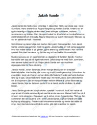 Jakob Sande