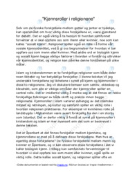 Kjønnsroller i religionene