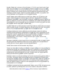 Analyse av Balder Dør