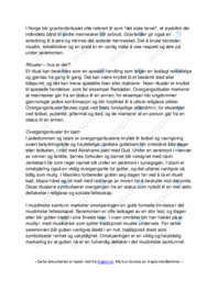 KRL Ritualer og tradisjoner kap. 6