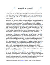 Henry VIII of England