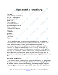 Japan under 2. verdenskrig