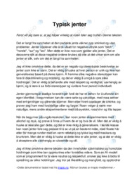 Typisk jenter