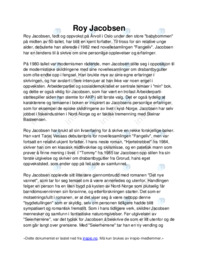 Roy Jacobsen
