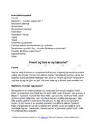 Hvem og hva er nynazisme?