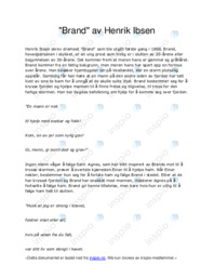“Brand” | Henrik Ibsen