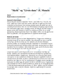 “Skrik” og “Livets dans” | (E. Munch)