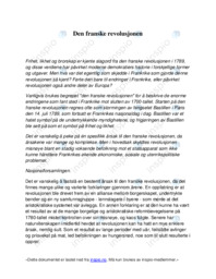 Den franske revolusjonen