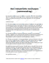 Den industrielle revolusjon