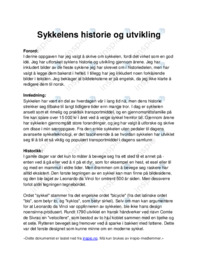 Sykkelens historie og utvikling