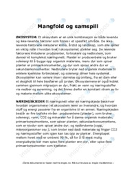 Mangfold og samspill