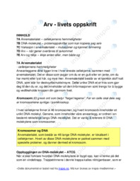 Arv | livets oppskrift