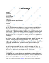 Vannenergi