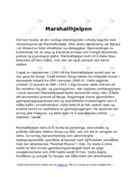 Marshallhjelpen