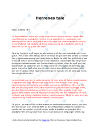 Herrenes tale