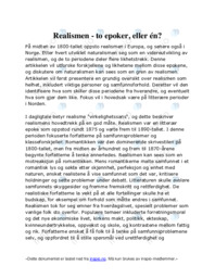 Realismen | to epoker, eller én