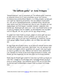 De tøffeste gutta | Arne Svingen