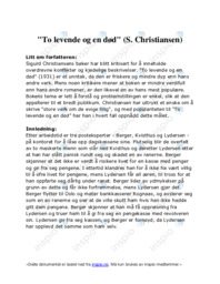 To levende og en død | S. Christiansen