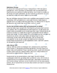 Fakta om den kalde krigen