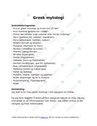 Gresk mytologi