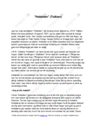 Hobbiten | Tolkien