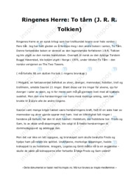 Ringenes Herre: To tårn (J. R. R. Tolkien)