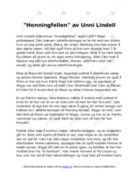 Honningfellen av Unni Lindell