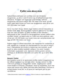 Fjellet som økosystem