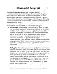 Sørlandet Geografi