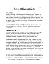 Livet i Ravensbruck