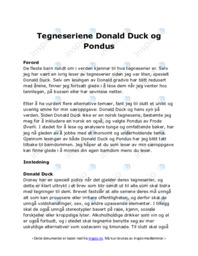 Tegneseriene Donald Duck og Pondus