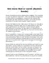 Smi mens liket er varmt (Øystein Sunde)