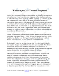 Endestasjon | Tormod Skagestad