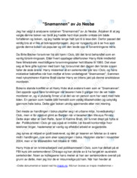 Snømannen | Jo Nesbø