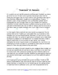 Sværmere | K. Hamsun