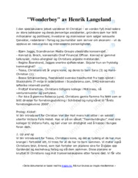 Wonderboy av Henrik Langeland