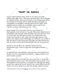 Snill  (G. Dahle)