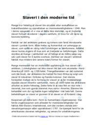 Slaveri i den moderne tid